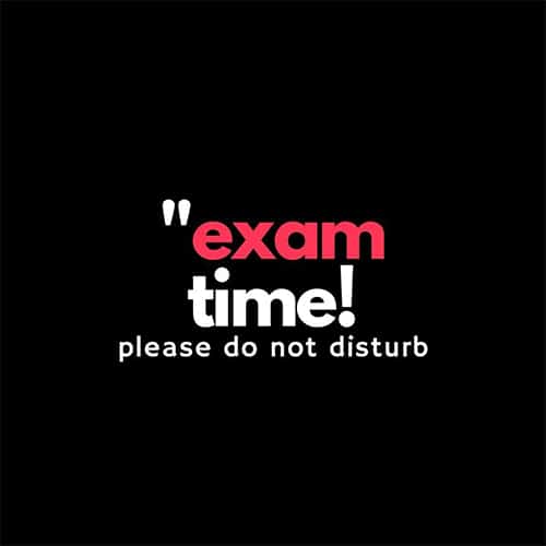 Exam Time DP for Whatsapp