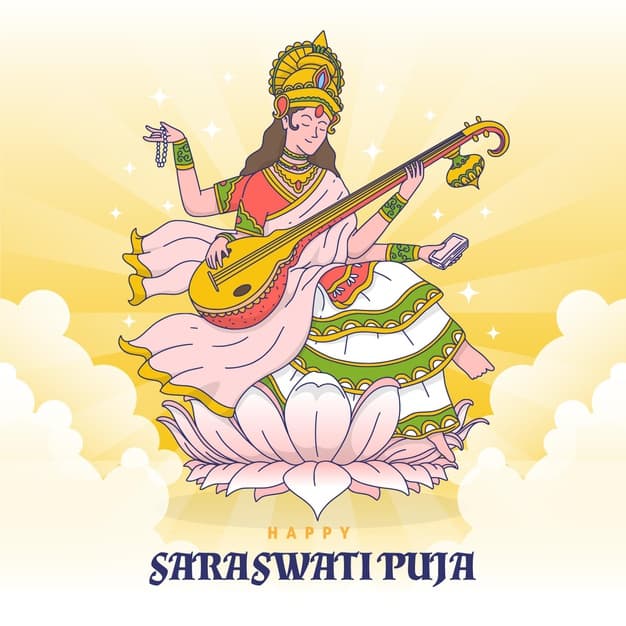 Saraswati Puja Wallpaper