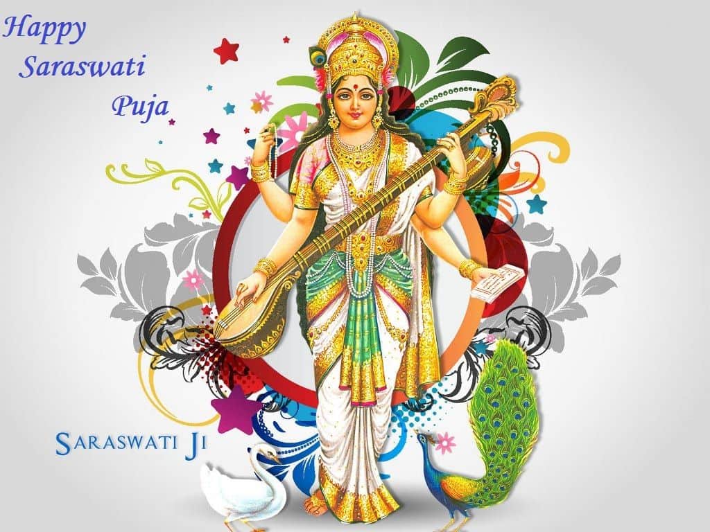 Happy Saraswati Puja Images HD