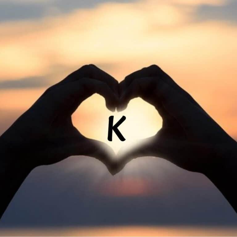 K Name  Heart Wallpaper Download  MobCup