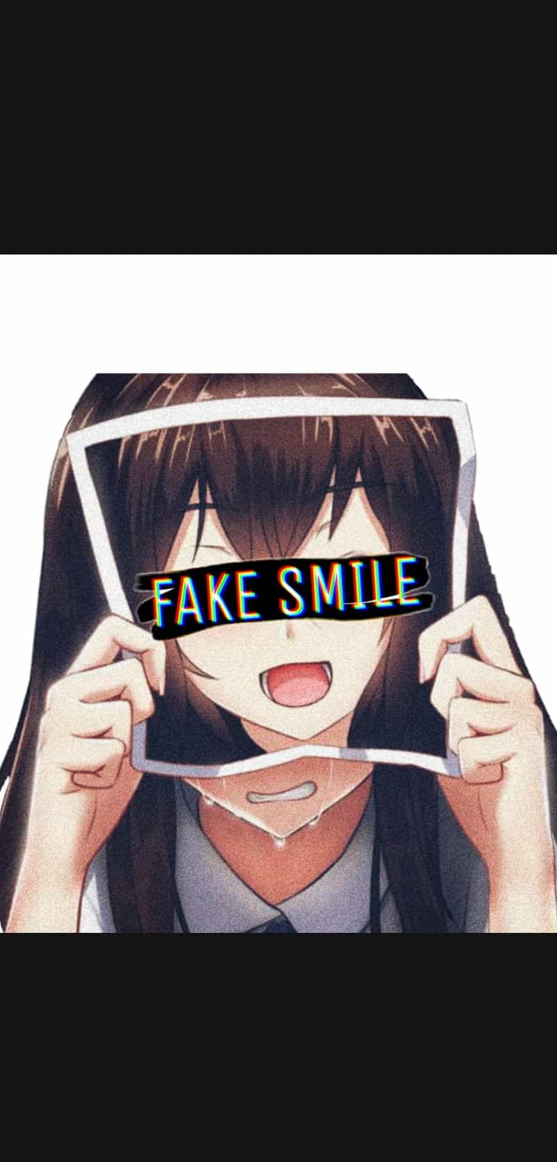 Fake Smile DP for Whatsapp