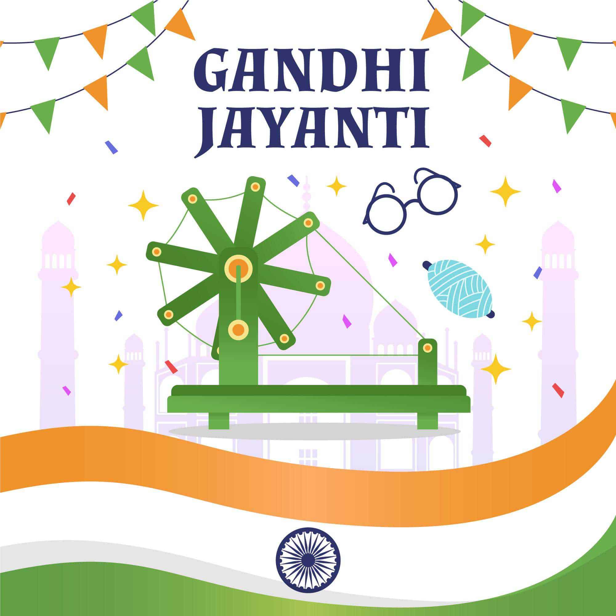 Happy Gandhi Jayanti Photos