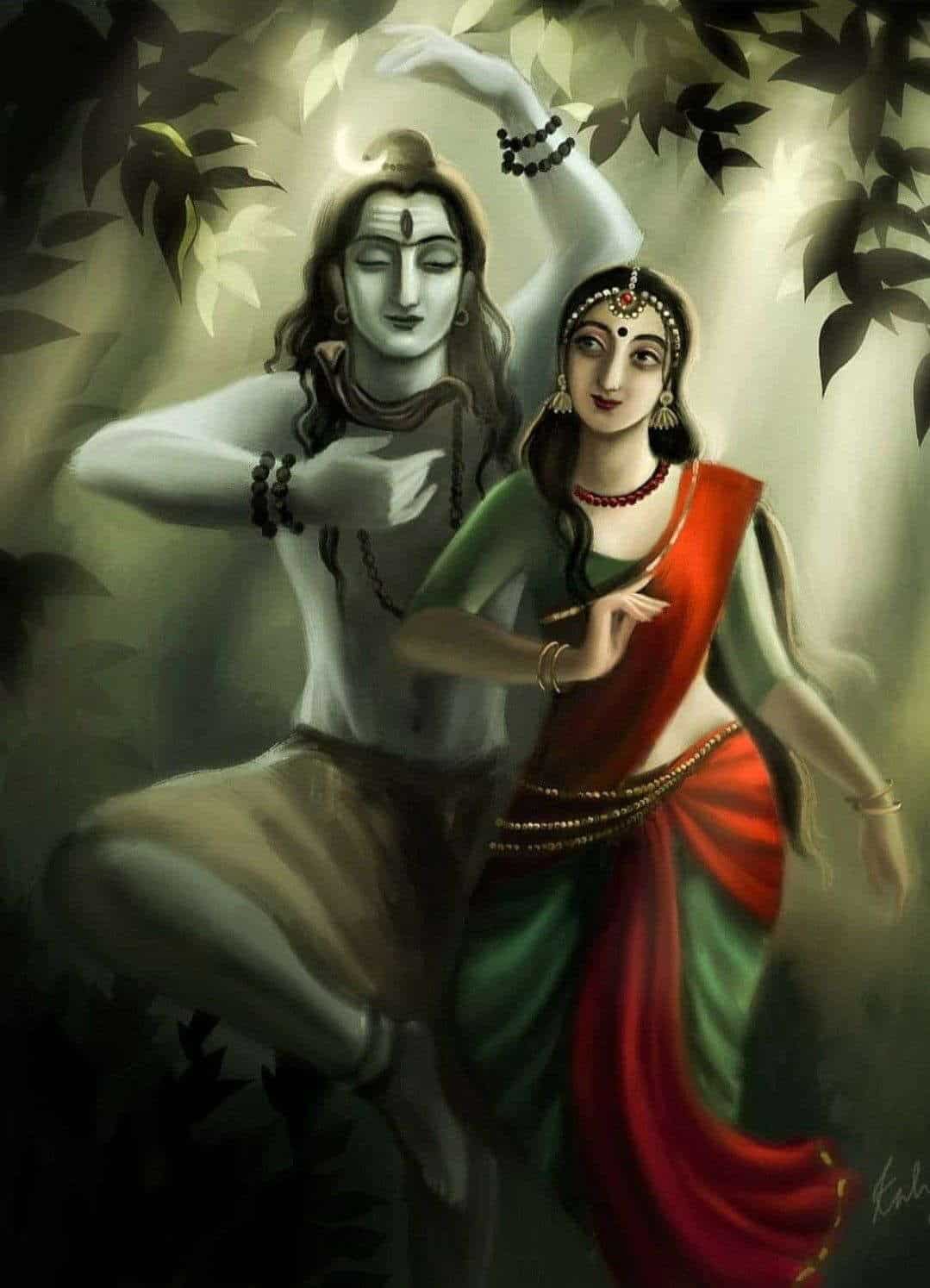 Shiva Parvati Romantic Images  God HD Wallpapers