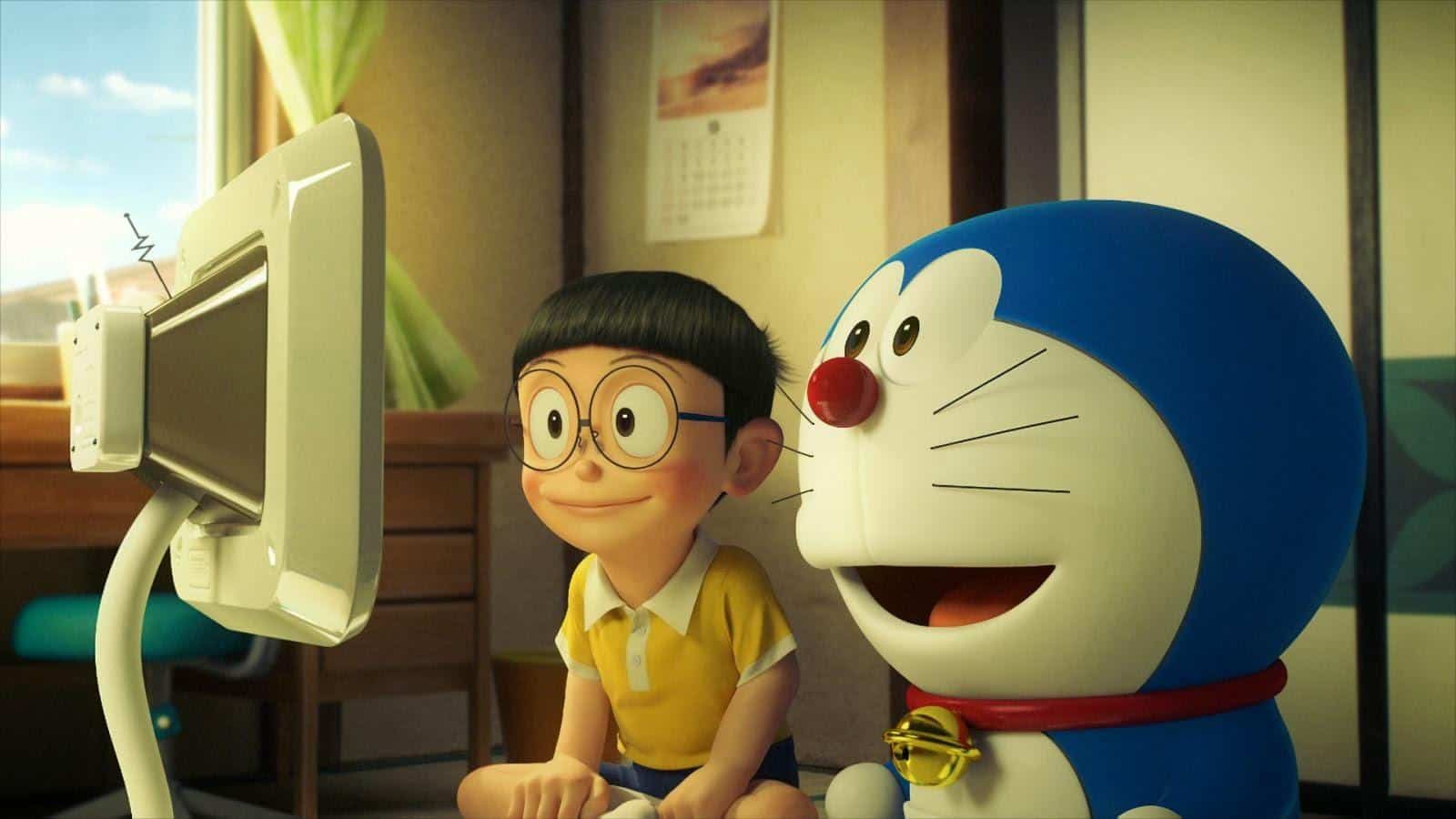 Doraemon Star Gazing cartoon animated nobita HD phone wallpaper   Peakpx
