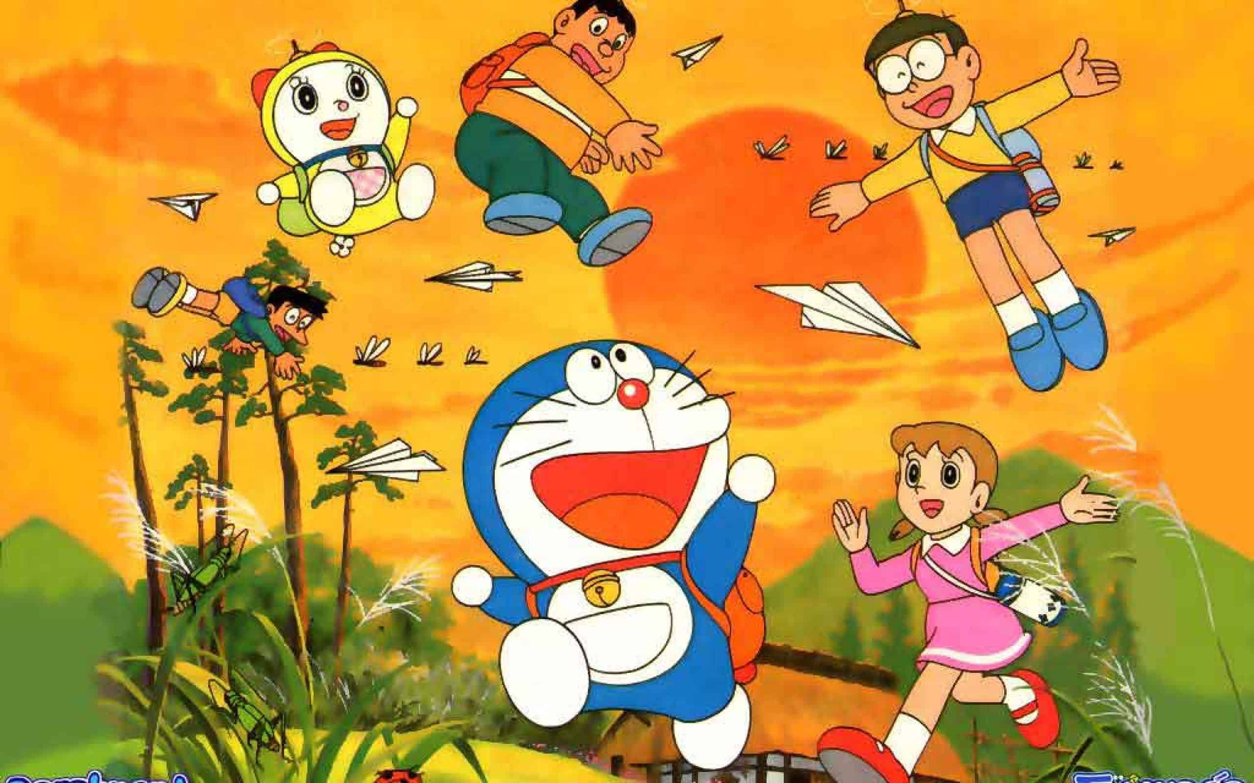 Nobita and Doraemon Photo