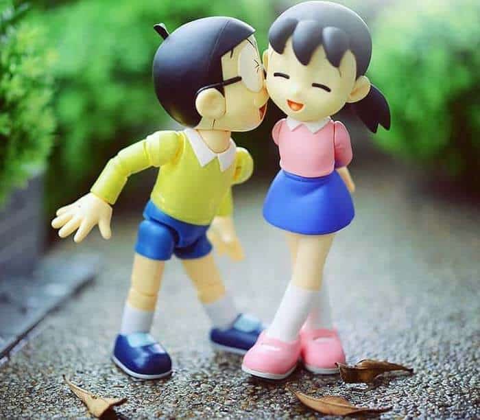 Nobita and Shizuka Photo